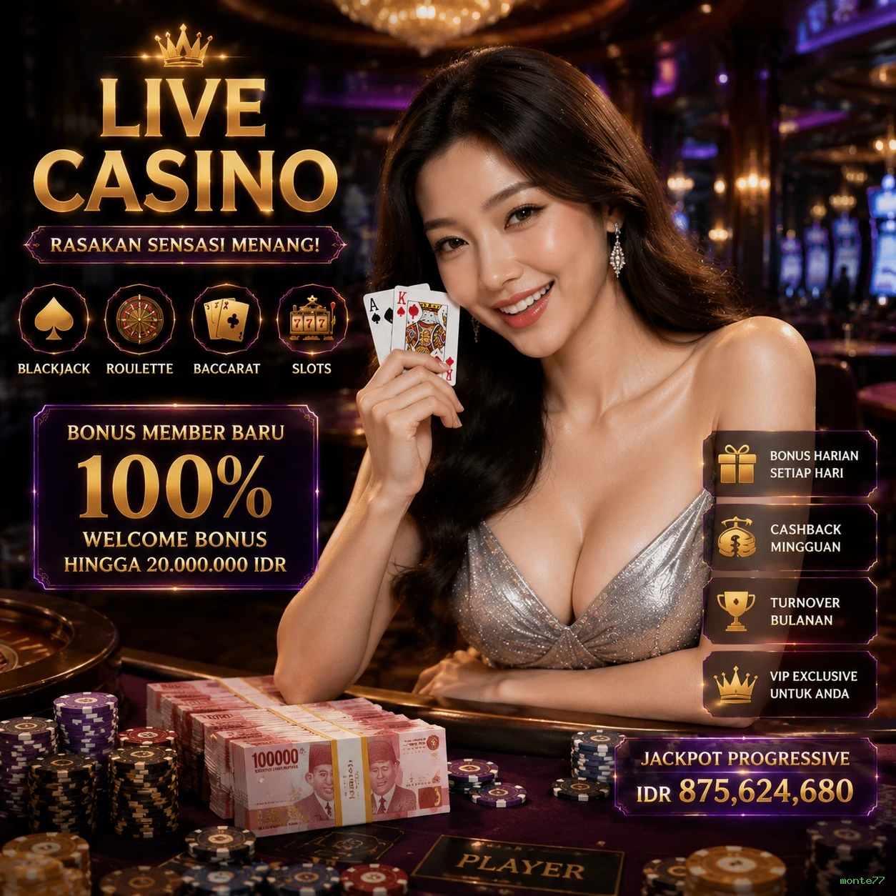 monte77 Tutorial Pemain